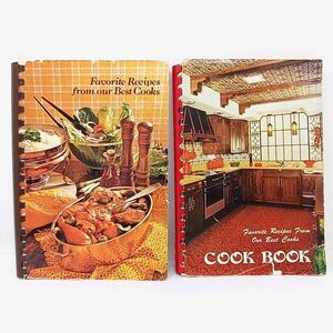 Favorite Recipes From Our Best Cooks - Vintage North Carolina Cookbook Lot of 2